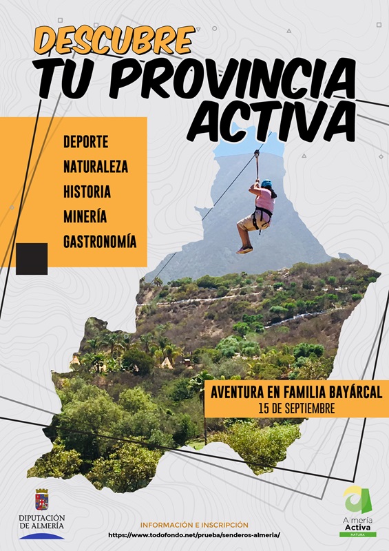 Descubre tu Provincia Activa. Aventura en Familia en Bayarcal  15-09-24